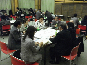 写真：第4回えべつ市民会議「高齢化・市民活動部会」の様子