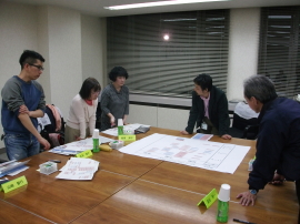 写真:第5回えべつ未来市民会議「まちづくり部会」の様子