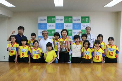 江別中央ジュニアバレー少年団の写真