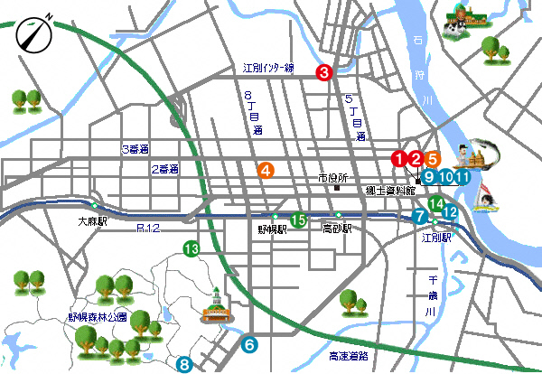 文化財位置図