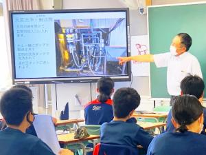 江別第三中学校の授業の様子