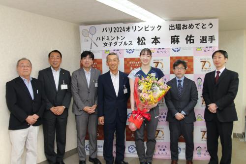表敬の様子①