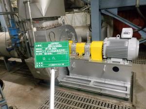 排ガス循環送風機施工後