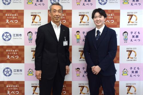 表敬訪問の様子