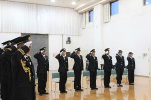消防団入団辞令交付式3
