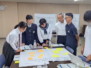 中学生ワークショップの様子