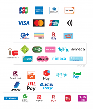 決済方法一覧