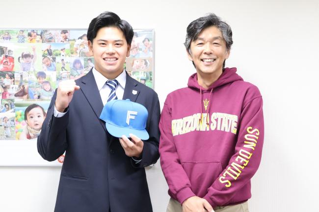 常谷選手とヒロ福地さん