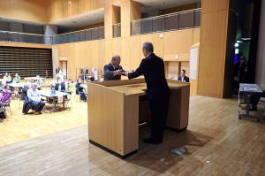 ふるさと江別塾　塾生感謝状授与