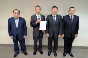 江別塗装工業協同組合から緊急要望書が提出