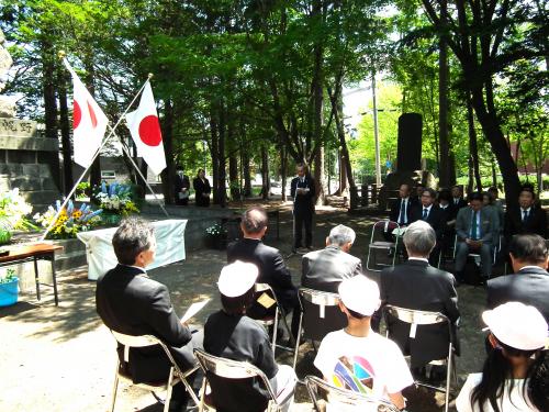 市長挨拶の様子